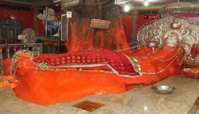 The divine view of Shri Hanuman Mandir Jam Sawli