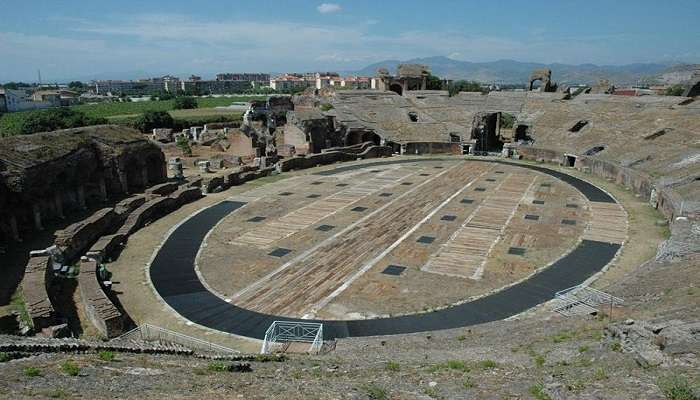 Roman Amphitheatre near the Royal Palace of Caserta