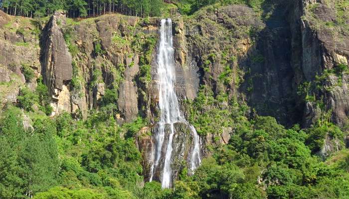 Bambarakanda Falls near Adisham Hall