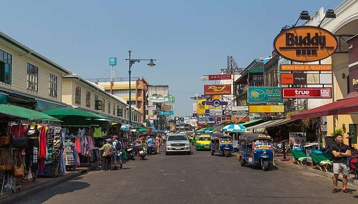 Vibrant Banglamphu Market in Bangkok is a must-visit shopping street