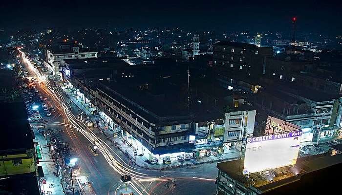 Night view of the beautiful city