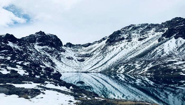  Stunning view of snow capped mountains of Sikkim. 