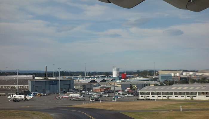 Christchurch city airport.