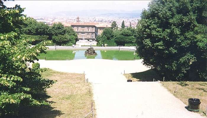 Visit the Boboli Gardens near Palazzo Pitti