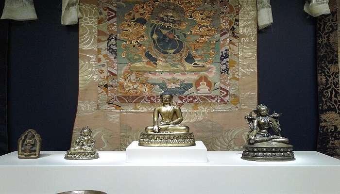  Ancient statue of China Bodhisattva at Bodhisattva Gallery in Kathmandu. 