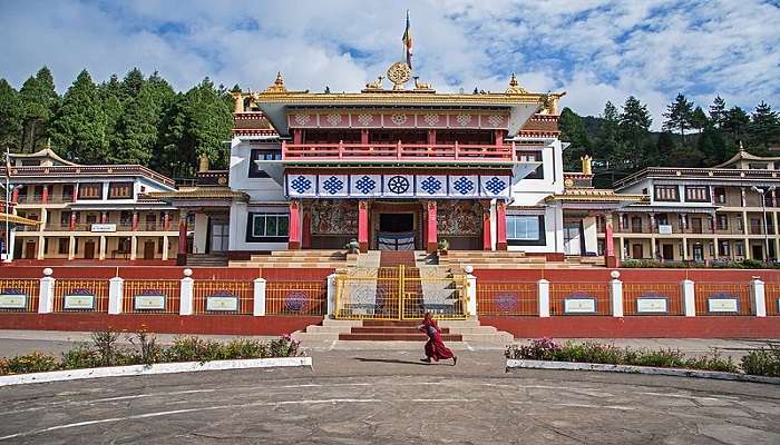 Pray at the Bomdila Monastery in Bomdila in Arunachal Pradesh.