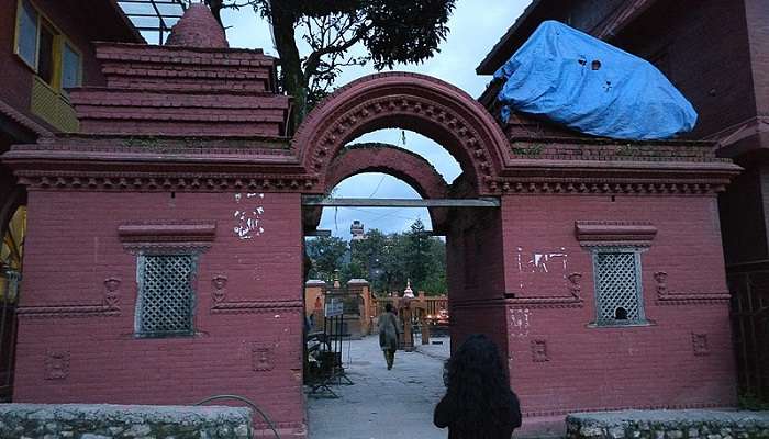 Entrance of Budhanilkantha Temple Kathmandu.