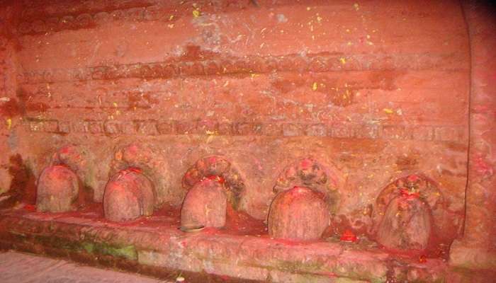 Ancient carvings at Budhanilkantha Temple Kathmandu.