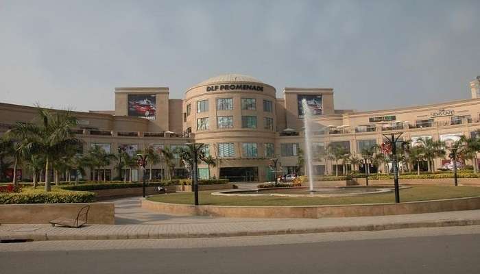 Front View of DLF Promenade