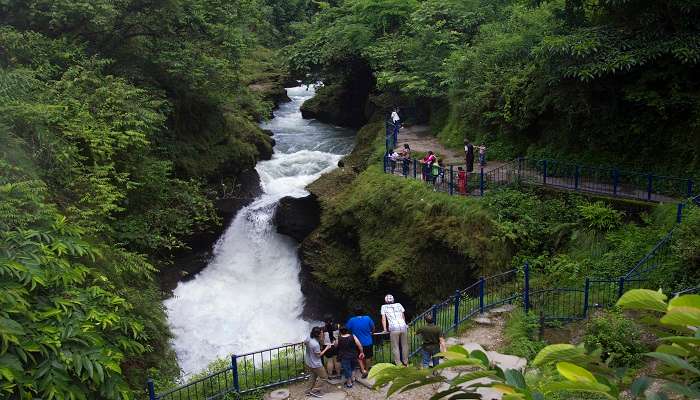 Davis Falls, a scenic place near Gupteshwor Mahadev Cave in Nepal.