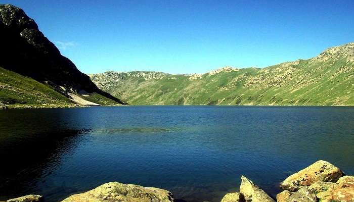 Tarsar Lake in Jammu and Kashmir.