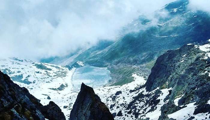 Scenic Vasuki Tal in Uttarakhand.