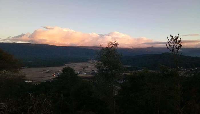 See the breathtaking view of the valley from the Dolo Mando, one of the top places to visit in Arunachal Pradesh