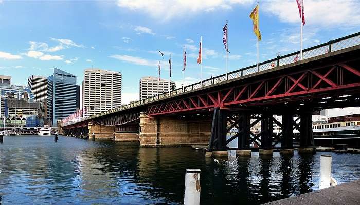 Darling Harbour Sydney from Pyrmont Bridge