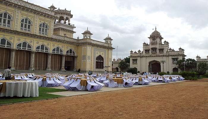 Visit the clock tower at the chowmahalla palace.