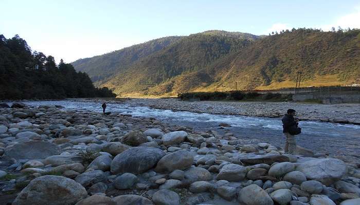 One of the top things to do in Dirang is to sit by the Dirang River 