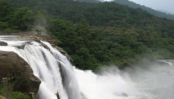 The Athirapally Waterfalls are one of the best ones to explore in Kerala. 