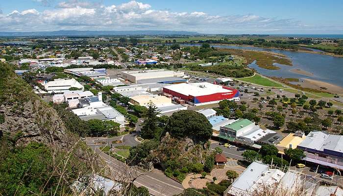 Best view of Whakatāne town.