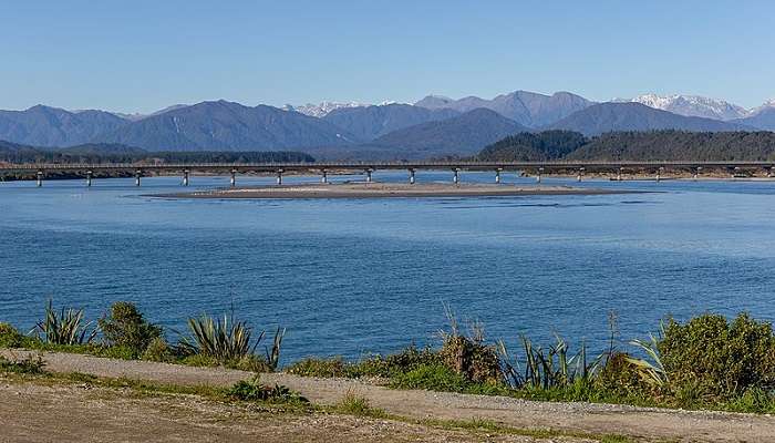 A beautiful view of the Hokitika River.