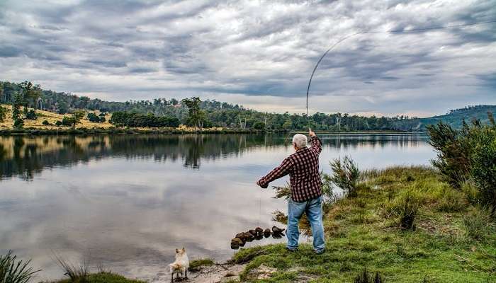 Go fishing inside the Nameri National Park