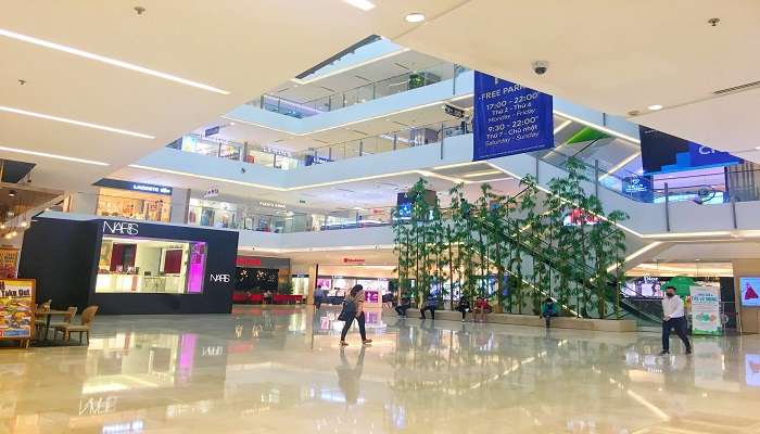 Inside view of Go! a best shopping mall in Da Nang.