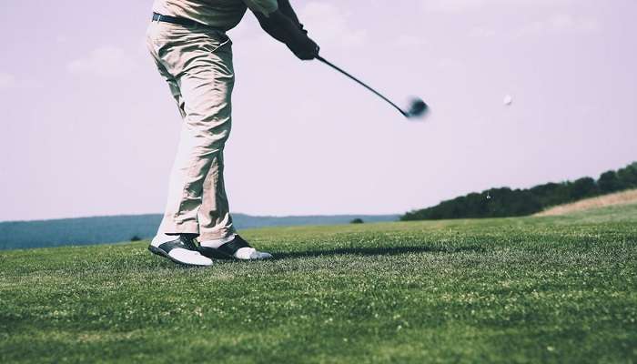 A Person Playing Golf at Kempsey Golf Club