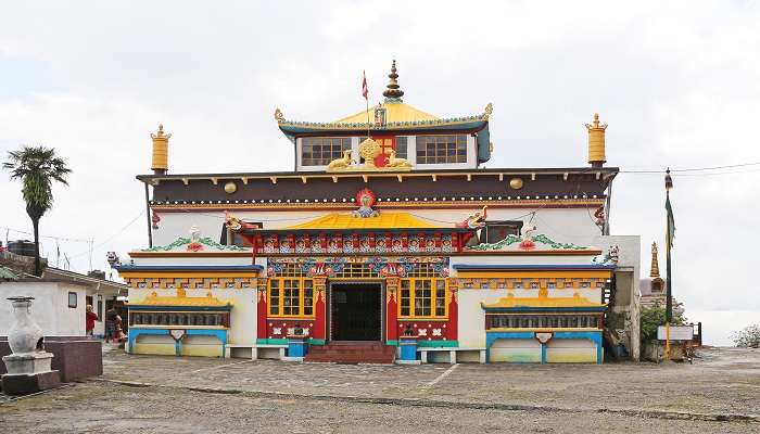 The vibrant Ghoom monastery near the Durpin Dara Hill.