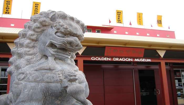 Statue of the Dragon in the Museum