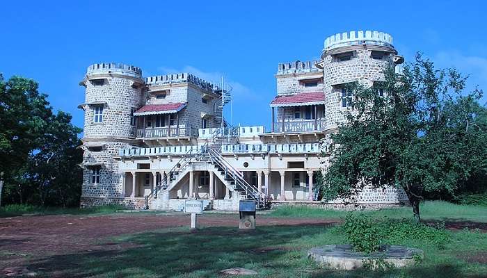 A glorious castle of Maharaja of Gwalior