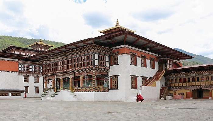 Delve into the rich Bhutanese culture and history at Tashichho Dzong