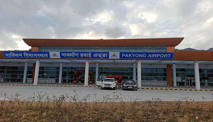 Pakyong Airport in Sikkim.