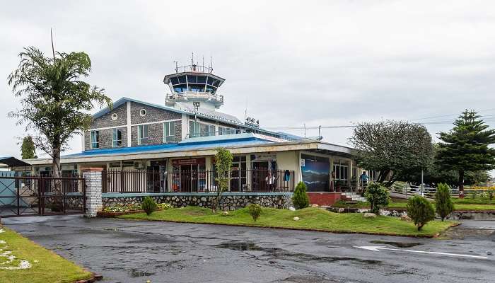 Pokhara airport in Nepal.