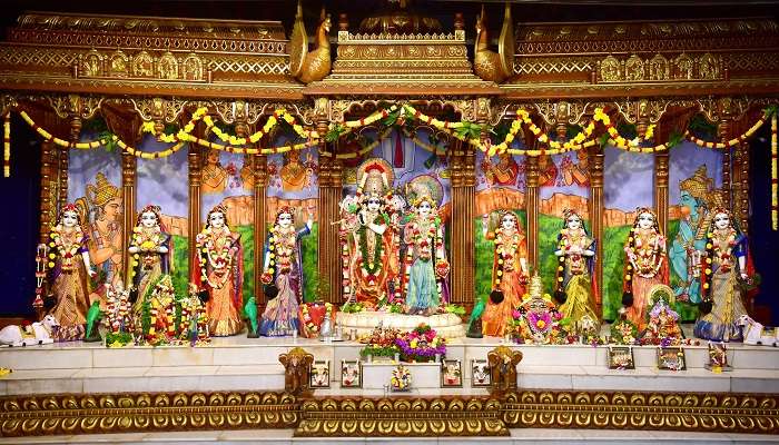 Front view of ISKCON