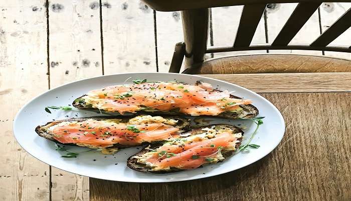  Fresh seafood dish in Hervey Bay