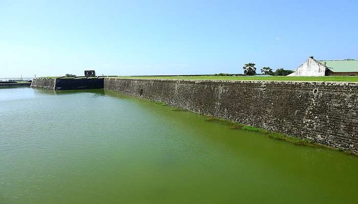 the jaffna fort near Karainagar Beach will take you back to time