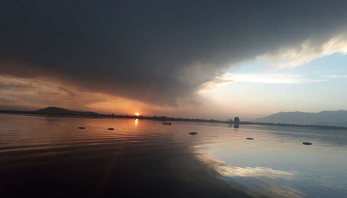 Witness the beauty of Jewel of Kashmir Lake during sunset, anantnag