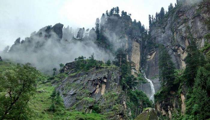 Jogini Waterfalls near Museum of Himachal Culture & Folk Art.