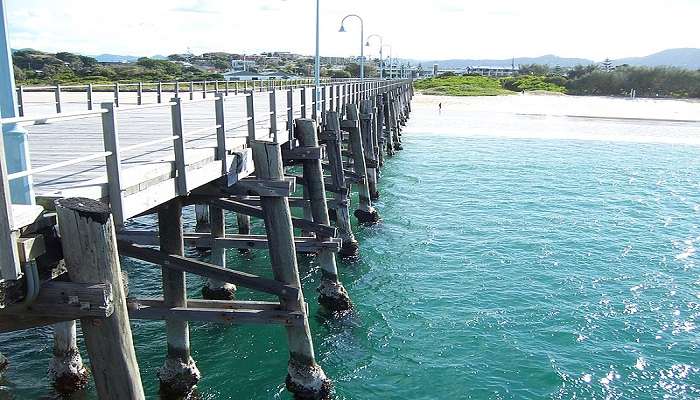 The walkway over the Sea