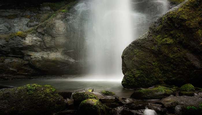 The scenic Kovai Kutralam Falls in Kovaipudur