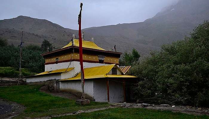 Beautiful view of Lhalung Monastery in Spiti Valley