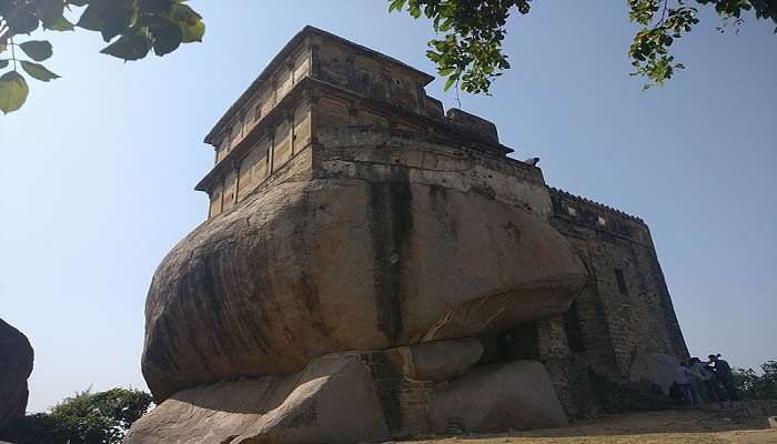 aerial view of the Madan Mahal Fort