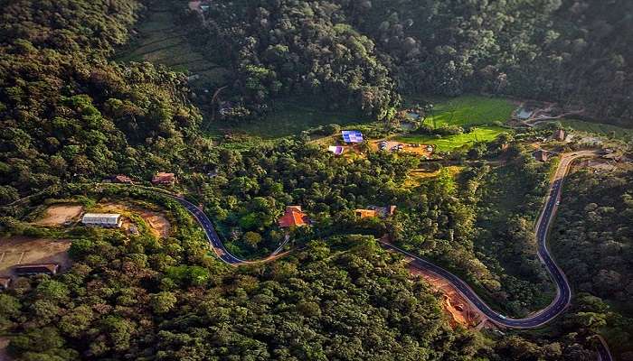 View of Kodagu (Coorg) from Madikeri 