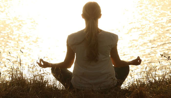 meditate at the isha yoga centre. 