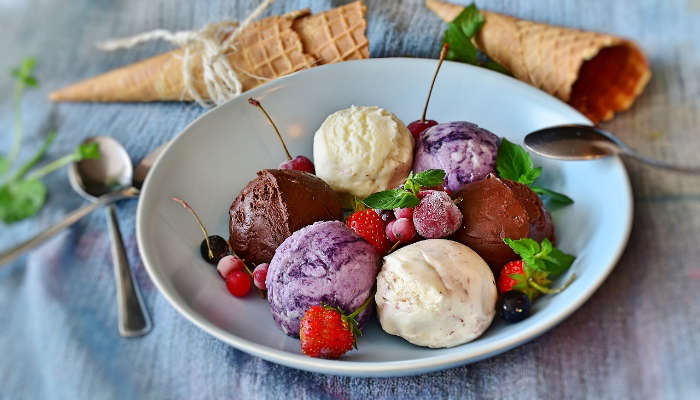 Gelato ice cream as dessert , best restaurants in Newcastle