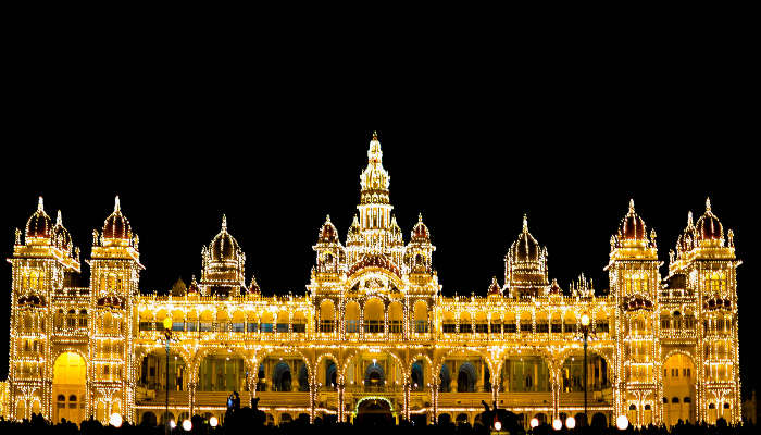 Inside the Mysore Palace