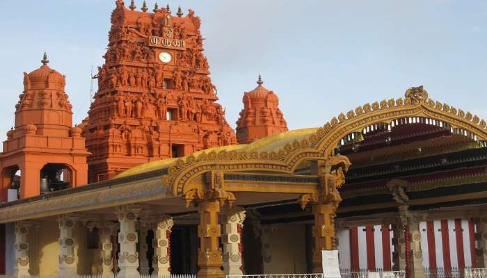 Religious place in Sri Lanka, people come to worship here near Charty Beach Jaffna