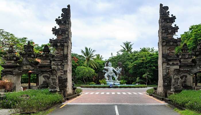 Great view of the nusa dua beach at southeast 