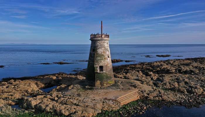 A Dilapidated Lighthouse near the Rabindranath Tagore beach.