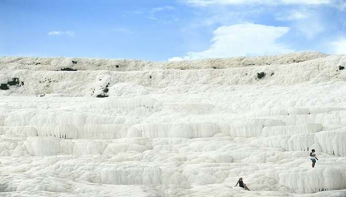 Travertine Terraces, Pamukkale near Denizli.