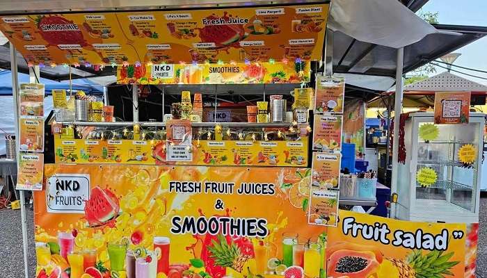 food stall at Parap Village Market, cafes in Darwin